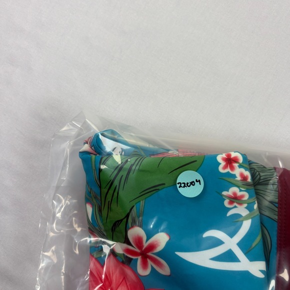 Atlanta Braves Hurley Board Shorts Mens Size 32 Blue Floral Bathing Suit MLB NEW - Picture 12 of 12